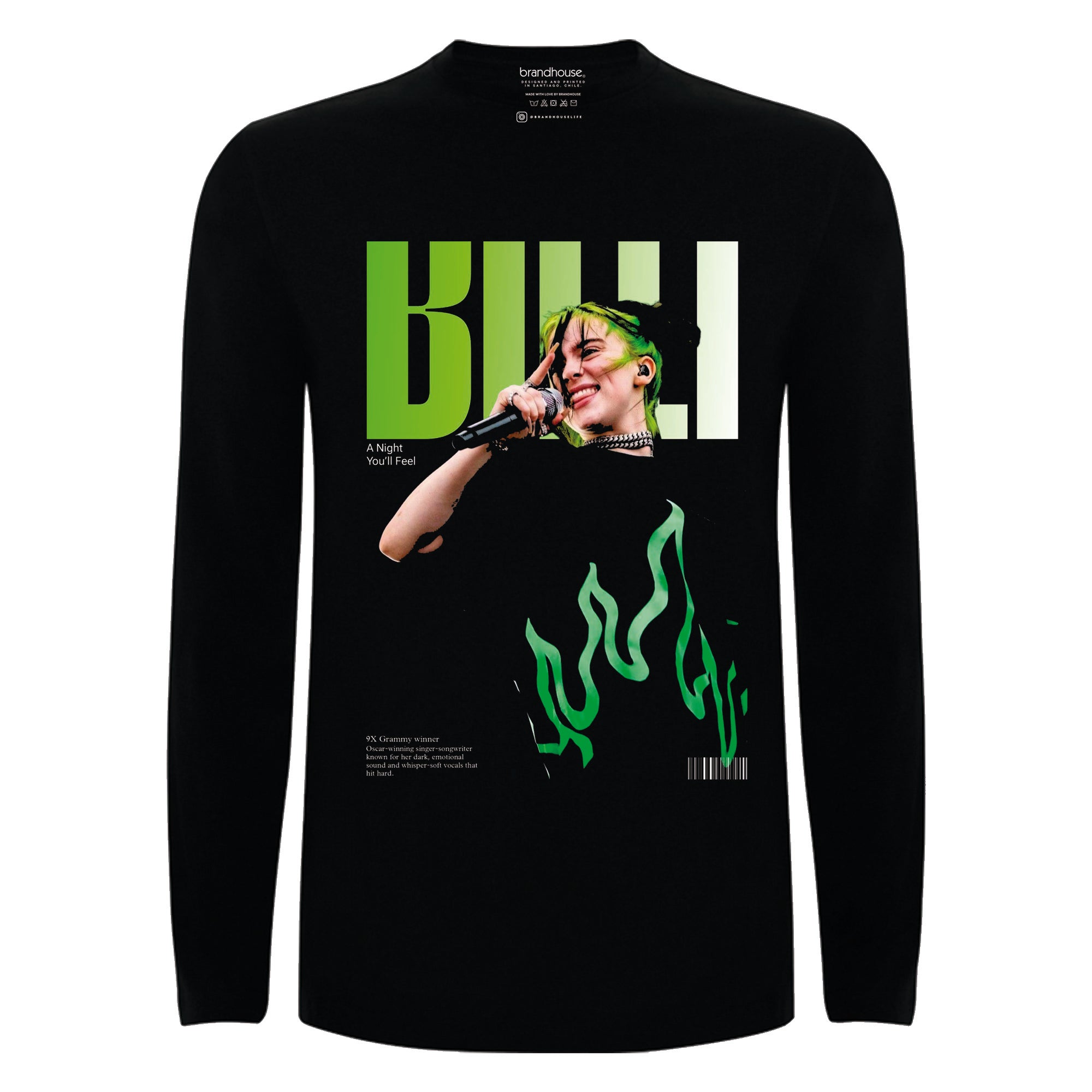 Polera Billie Eilish Fire