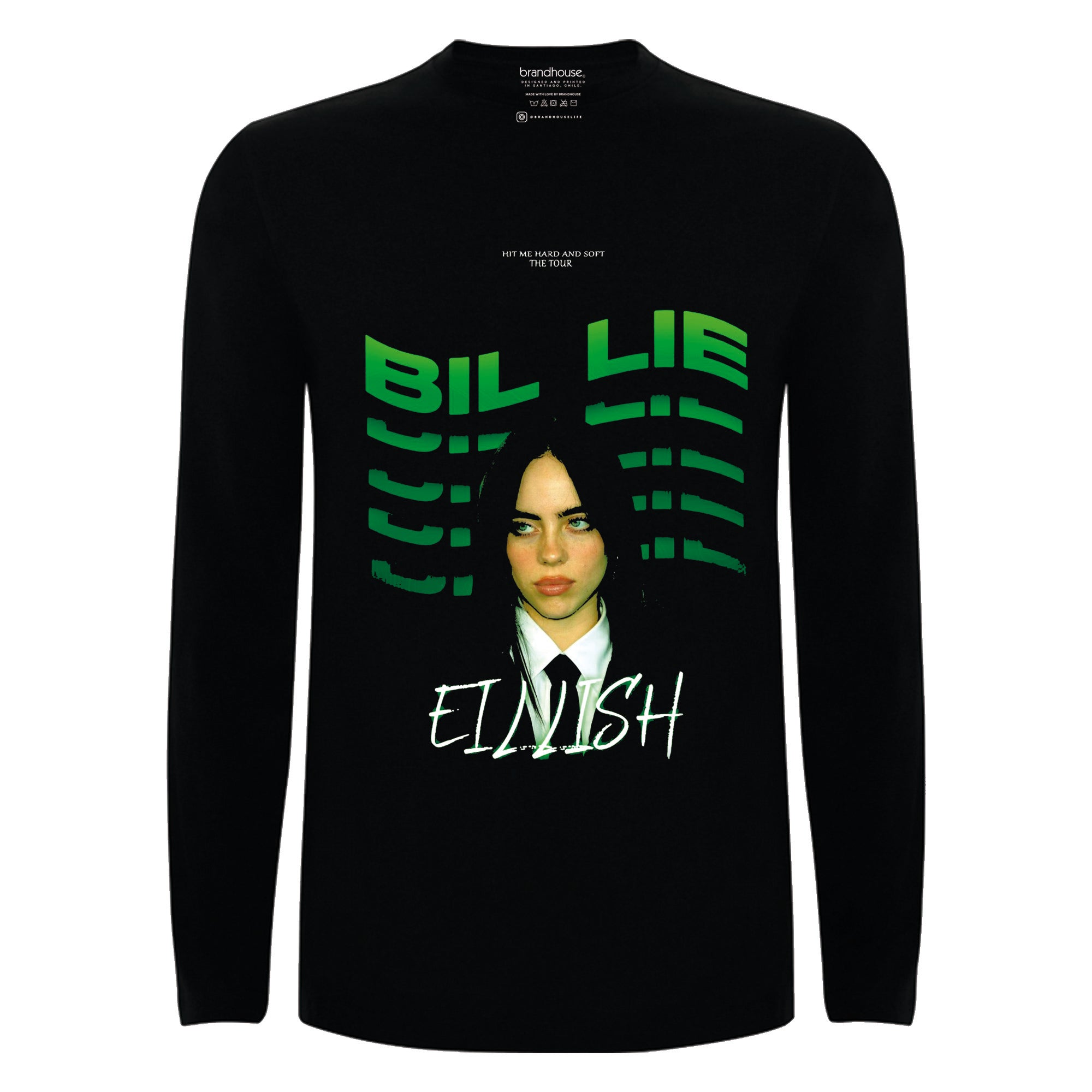Polera Billie Eilish Hit Me Hard And Soft