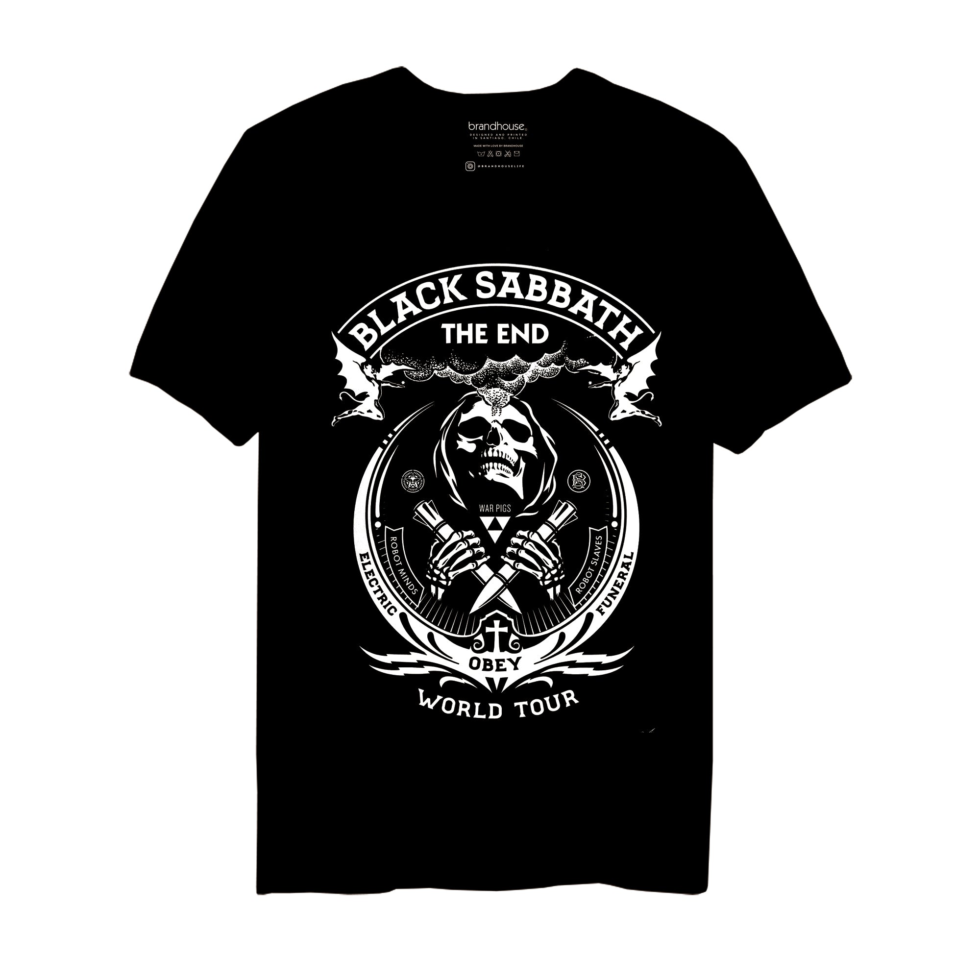 Polera Black Sabbbath The End World Tour