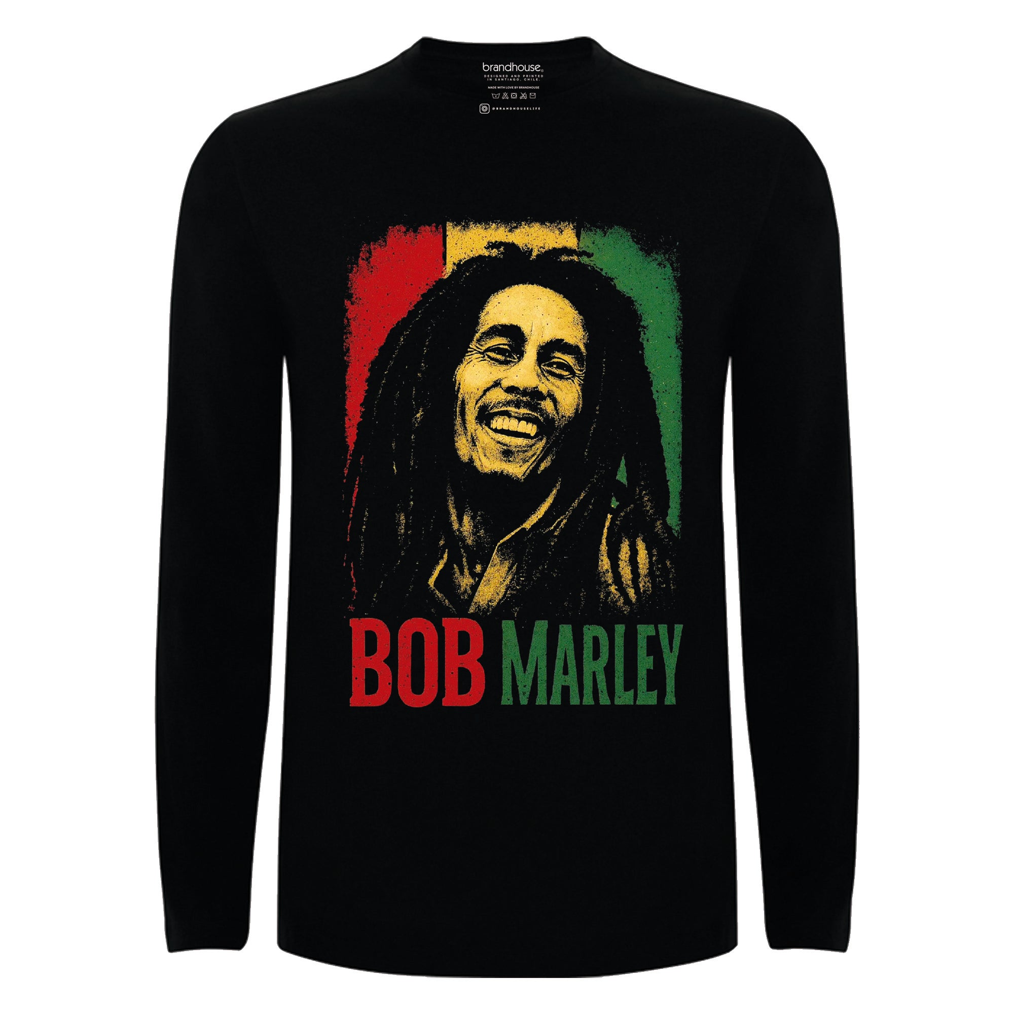 Polera Bob Marley Flag