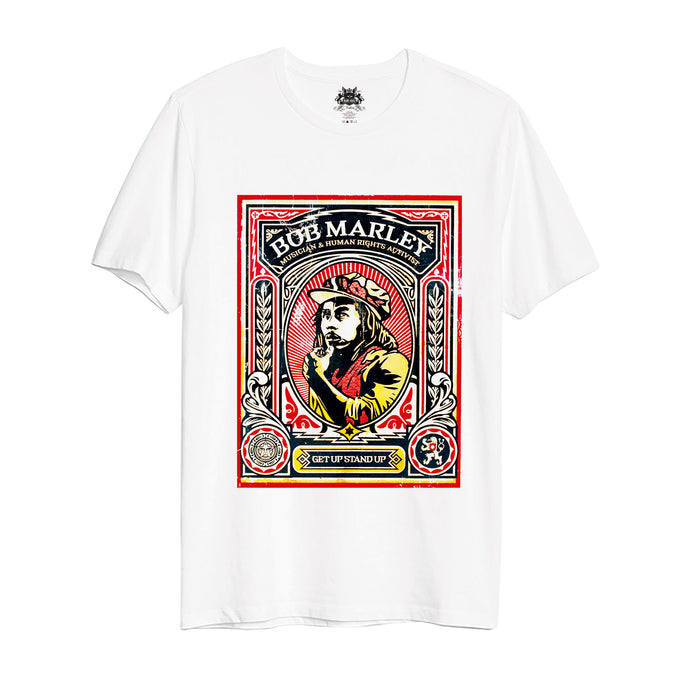 Polera Bob Marley Get Up Stand Up