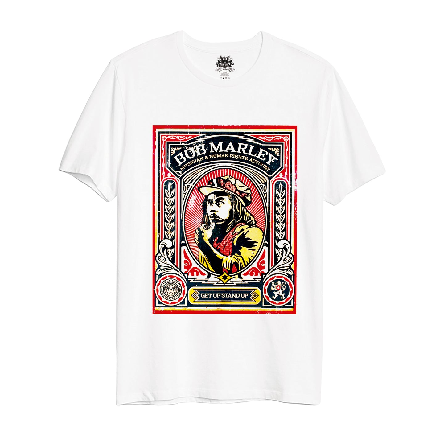 Polera Bob Marley Get Up Stand Up
