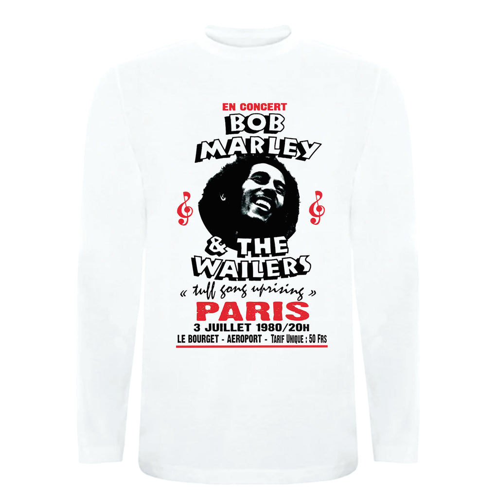 Polera Bob Marley Live in Paris 1980