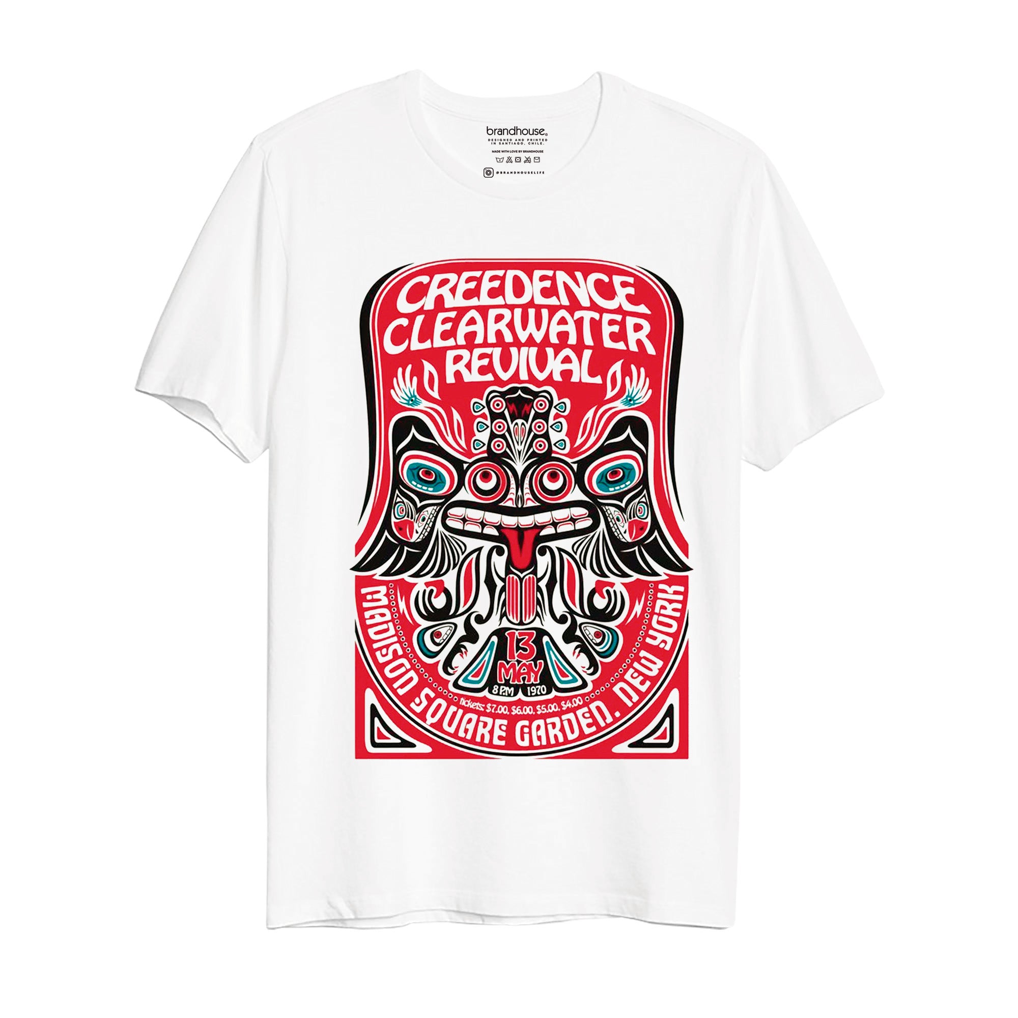 Polera Creedence Clearwater Revival Live in Madison Square Garden NY