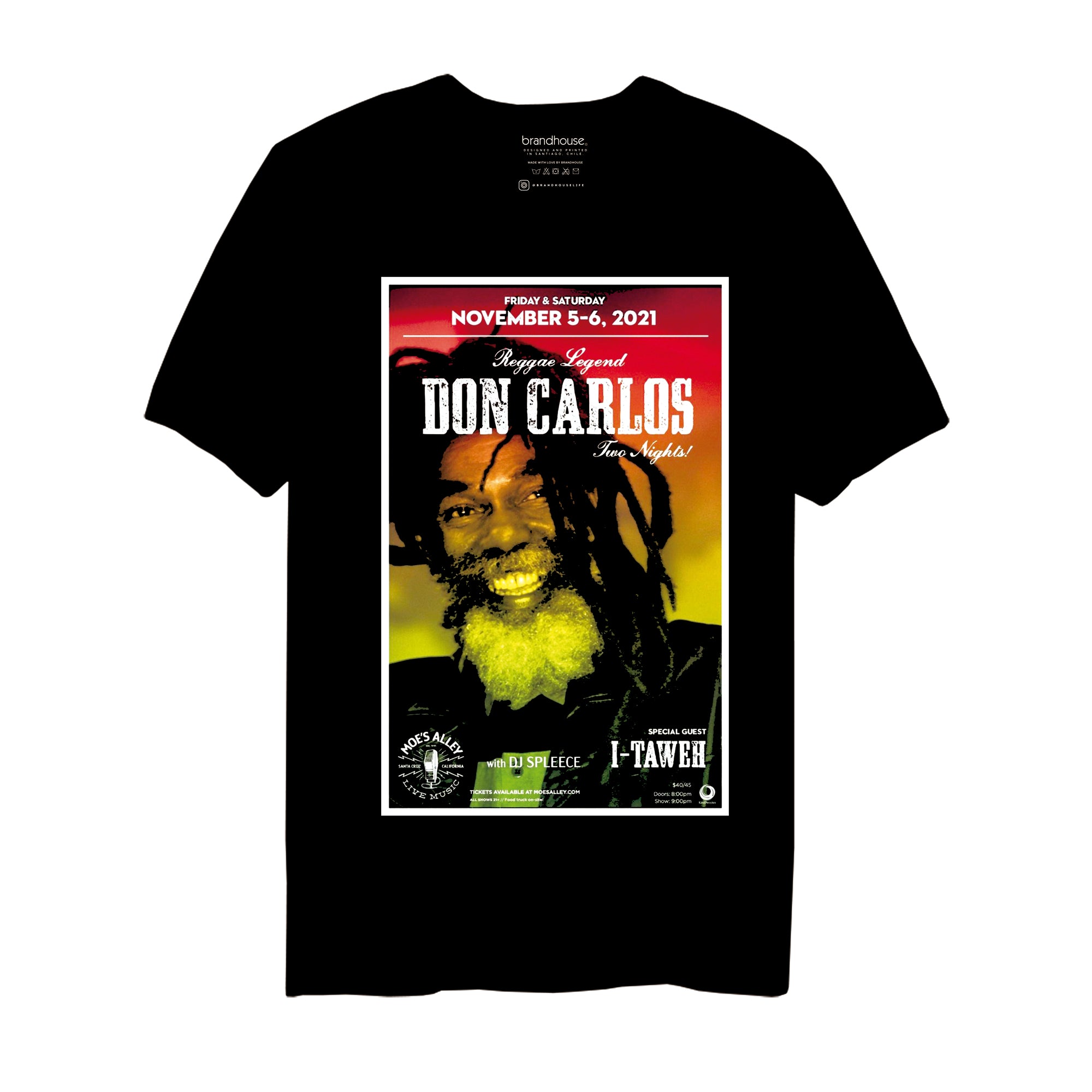 Polera Don Carlos Live in Santa Cruz California