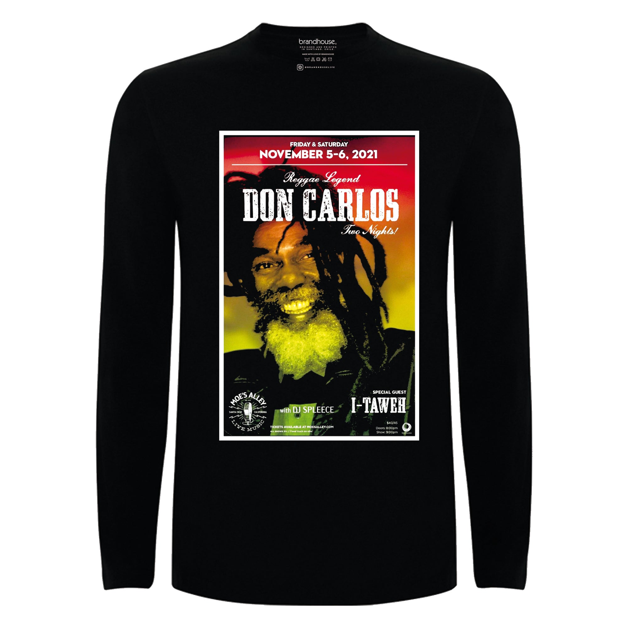 Polera Don Carlos Live in Santa Cruz California