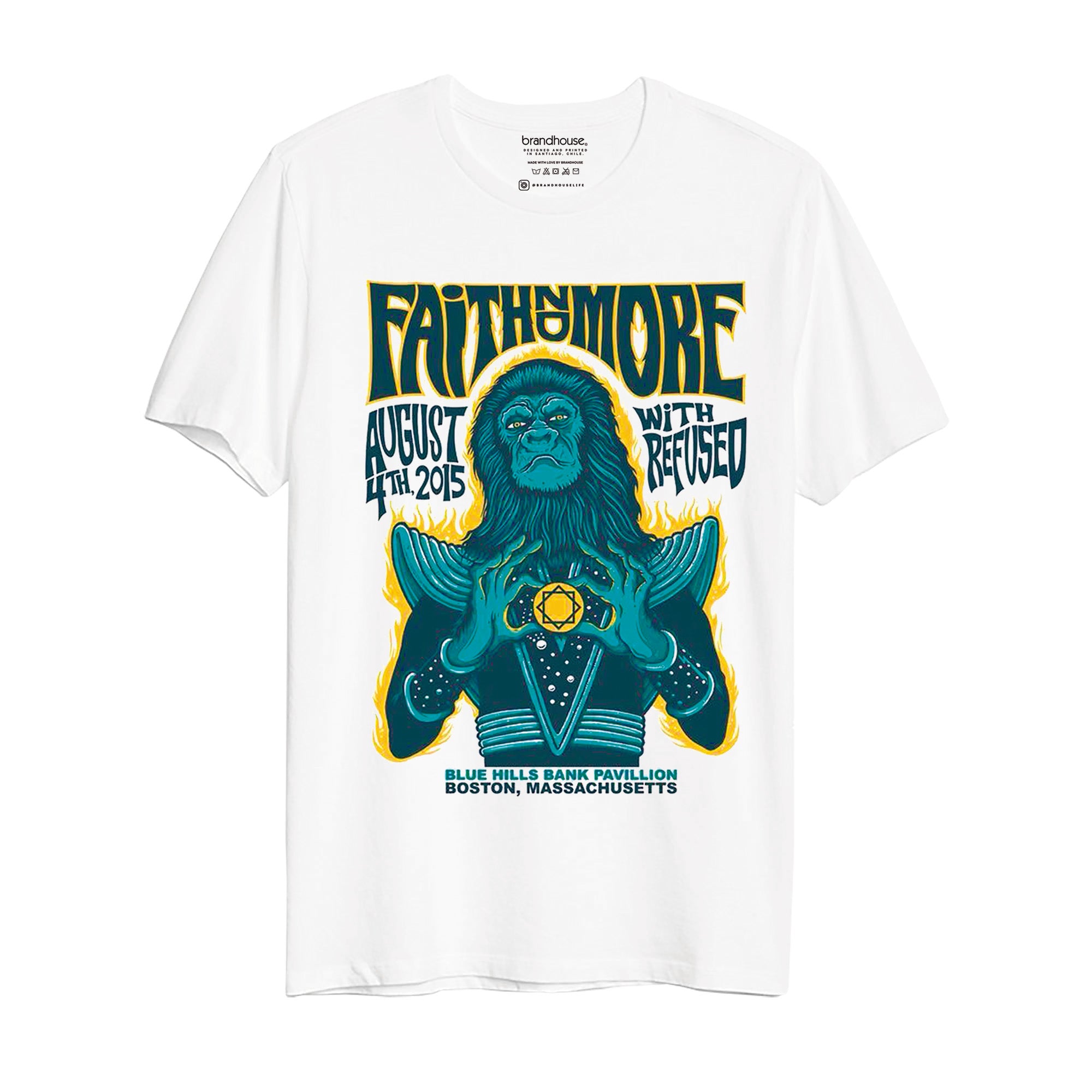 Polera Faith No More - Live in Boston 2015