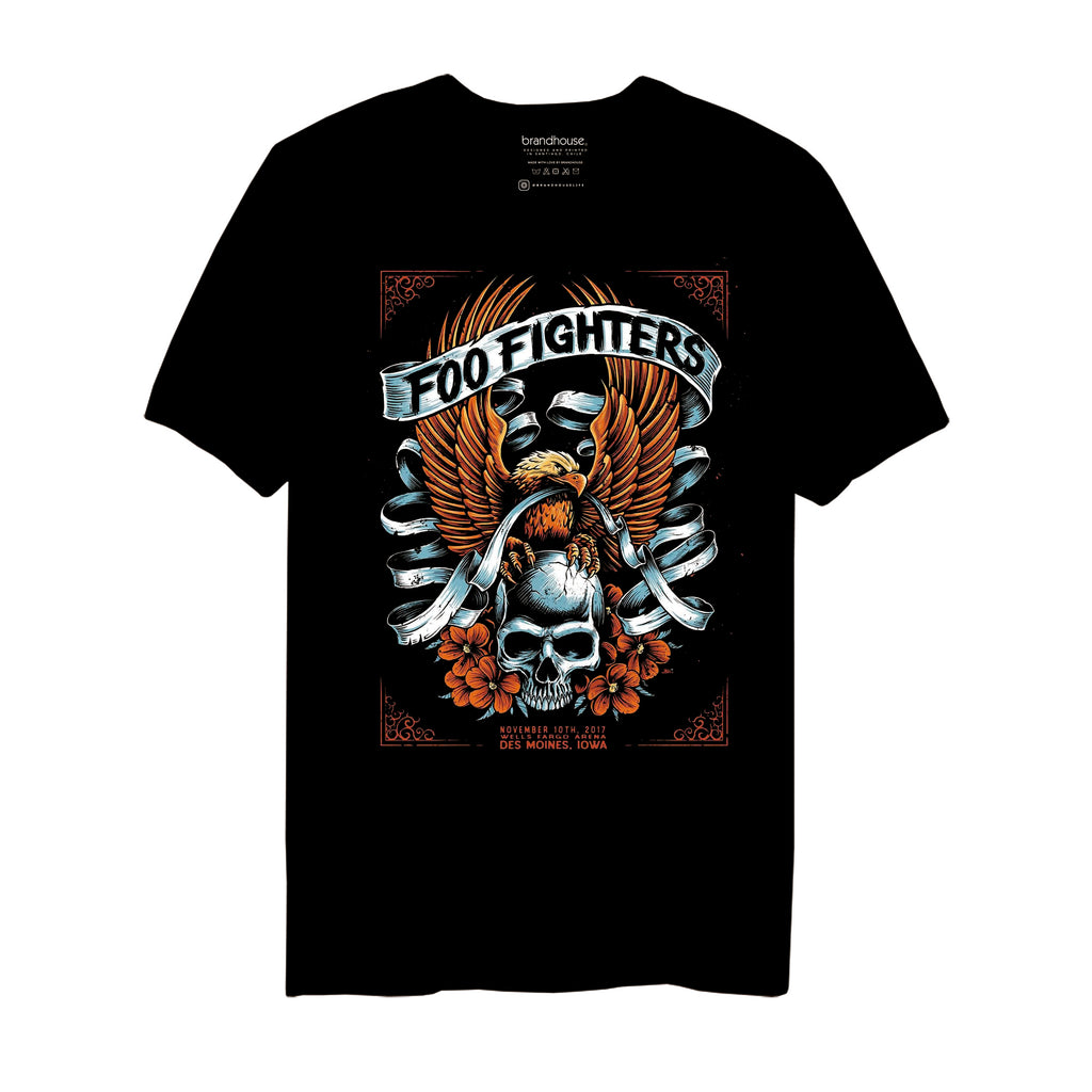 Polera Foo Fighters Live in Iowa 2017