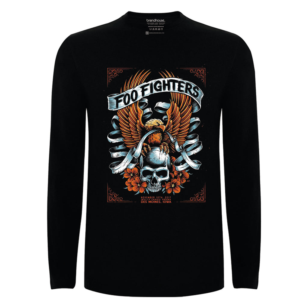 Polera Foo Fighters Live in Iowa 2017