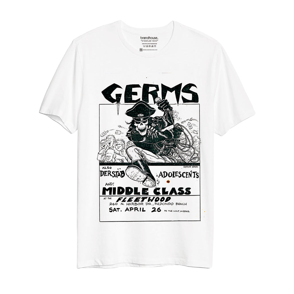 Polera The Germs | Punk LA Auténtico | Envío Rápido a Chile