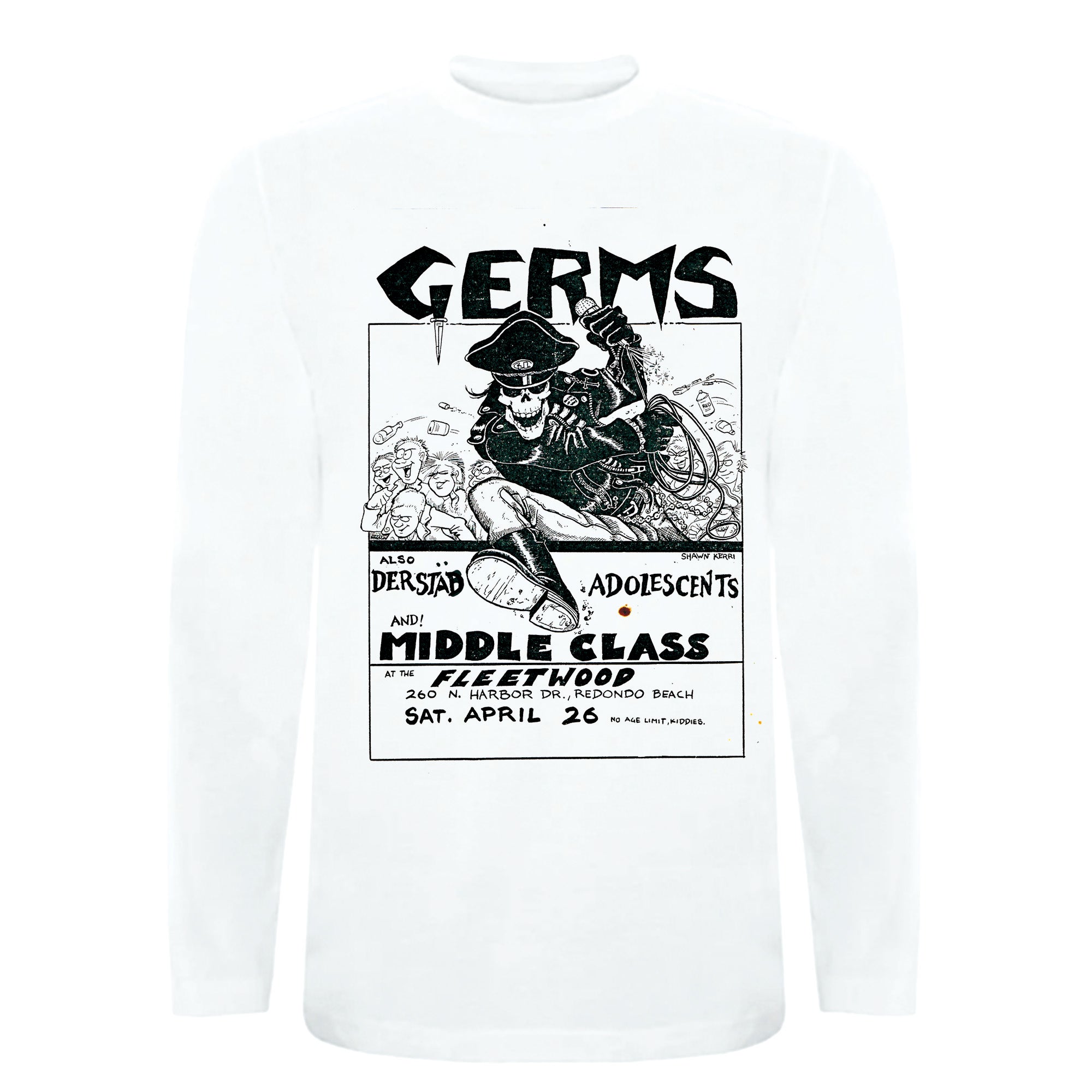 Polera The Germs | Punk LA Auténtico | Envío Rápido a Chile