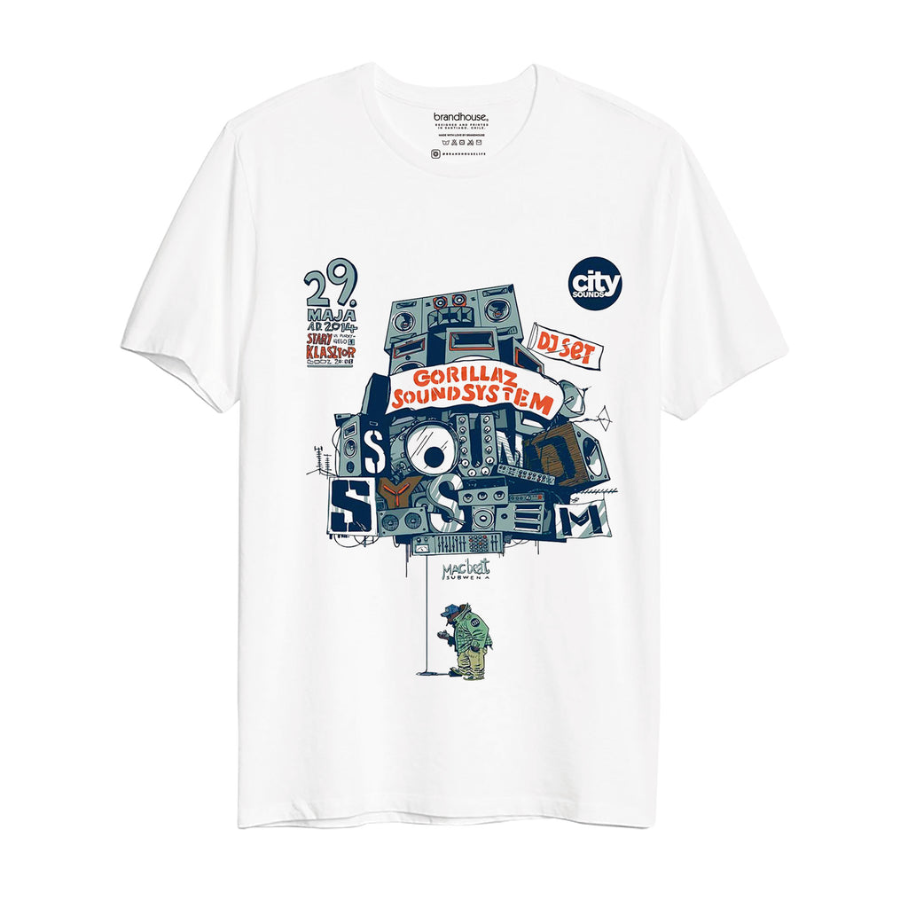 Polera Gorillaz SoundSystem