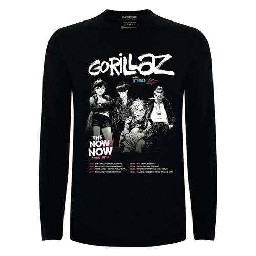 Polera Gorillaz The Nownow Tour 2018