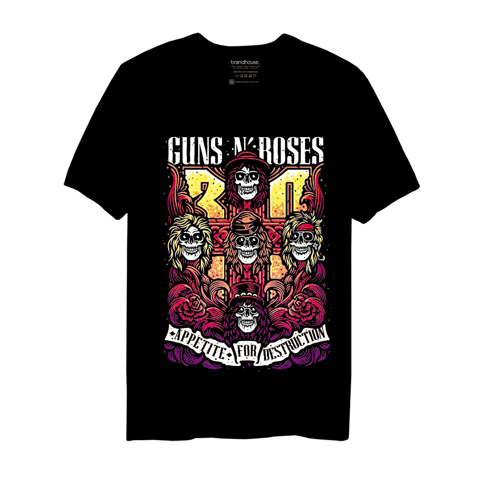 Polera Guns N Roses - Appetite For Destruction 30 Years