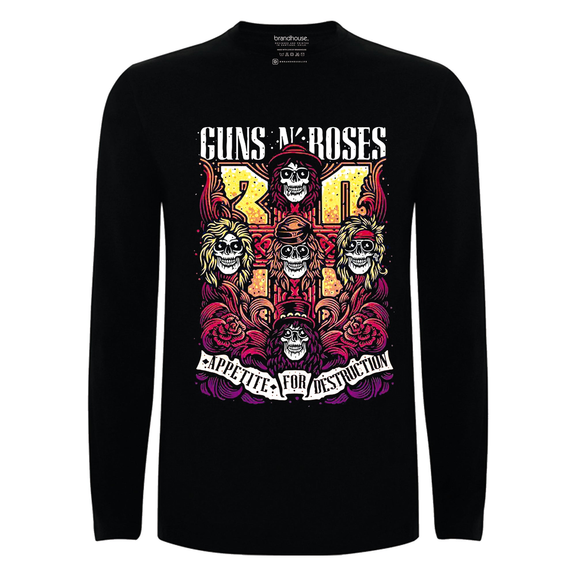 Polera Guns N Roses - Appetite For Destruction 30 Years