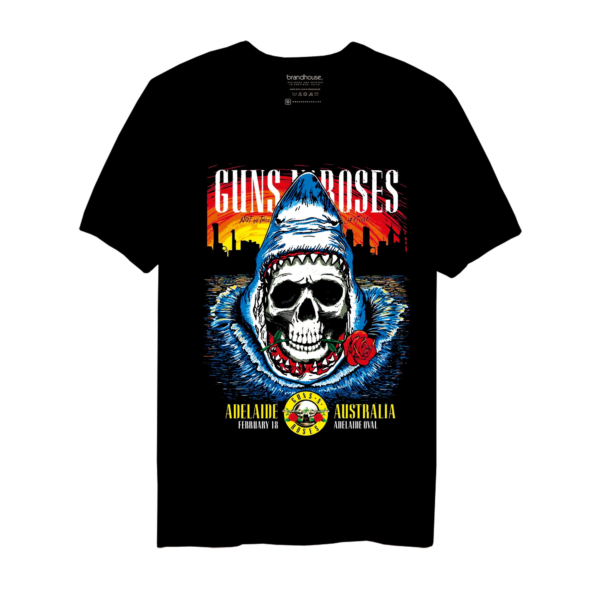 Polera Guns N Roses - Live Australia