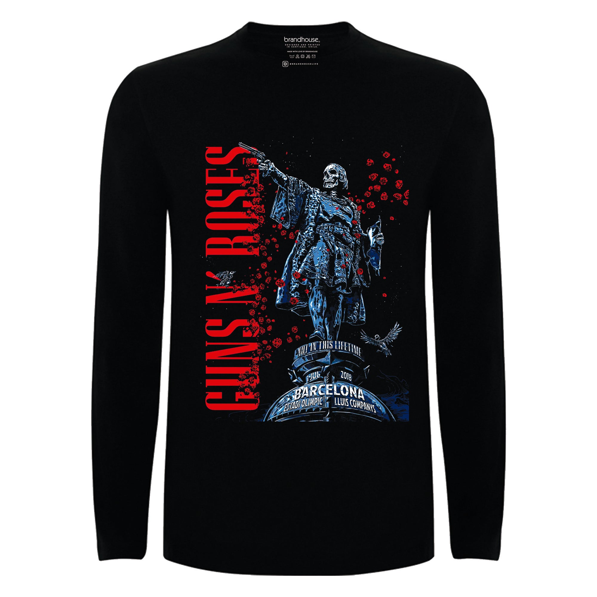 Polera Guns N Roses - Live in Barcelona 2018