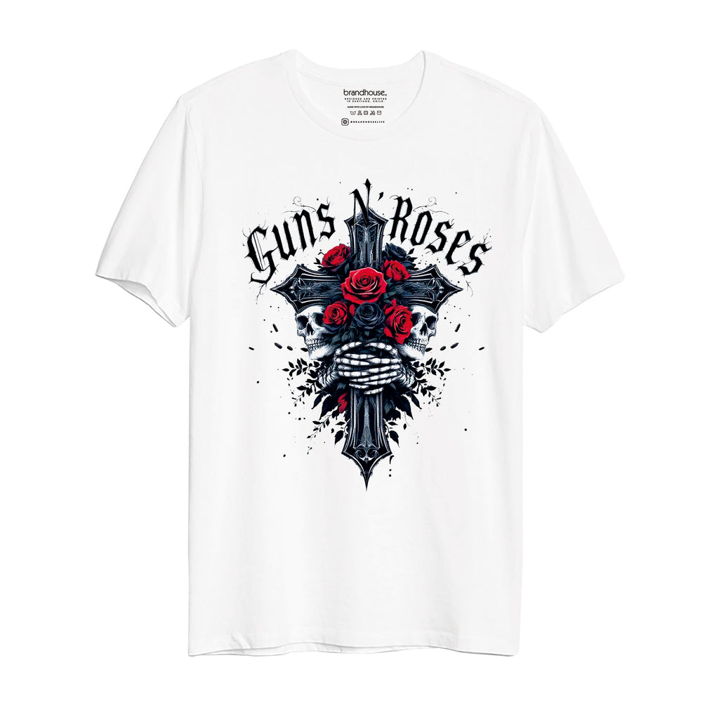 Polera Guns & Roses Skull Band