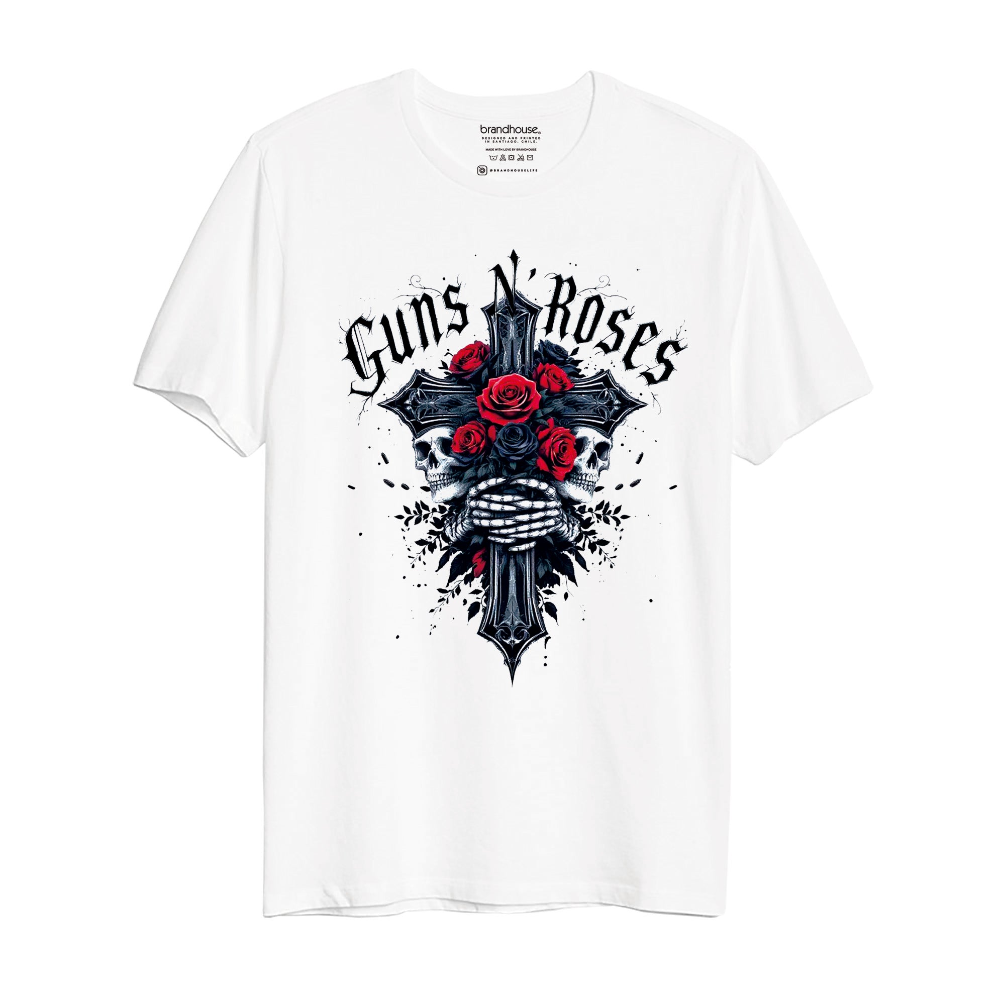 Polera Guns & Roses Skull Band