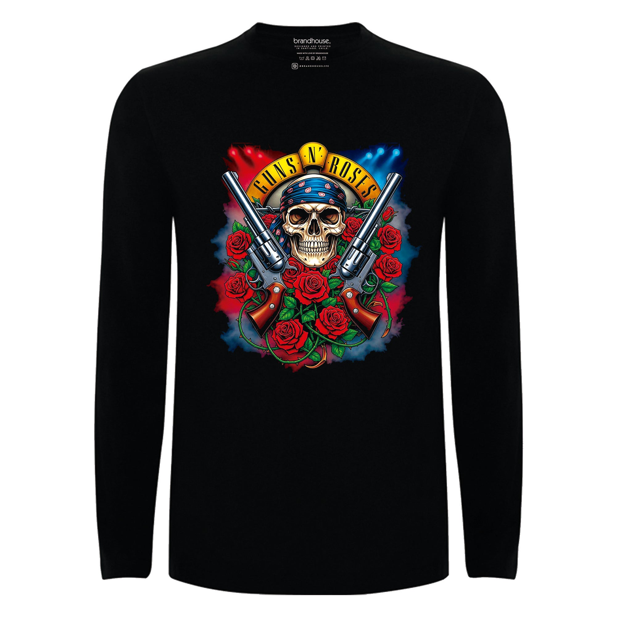 Polera Guns N Roses - Skull Bandana