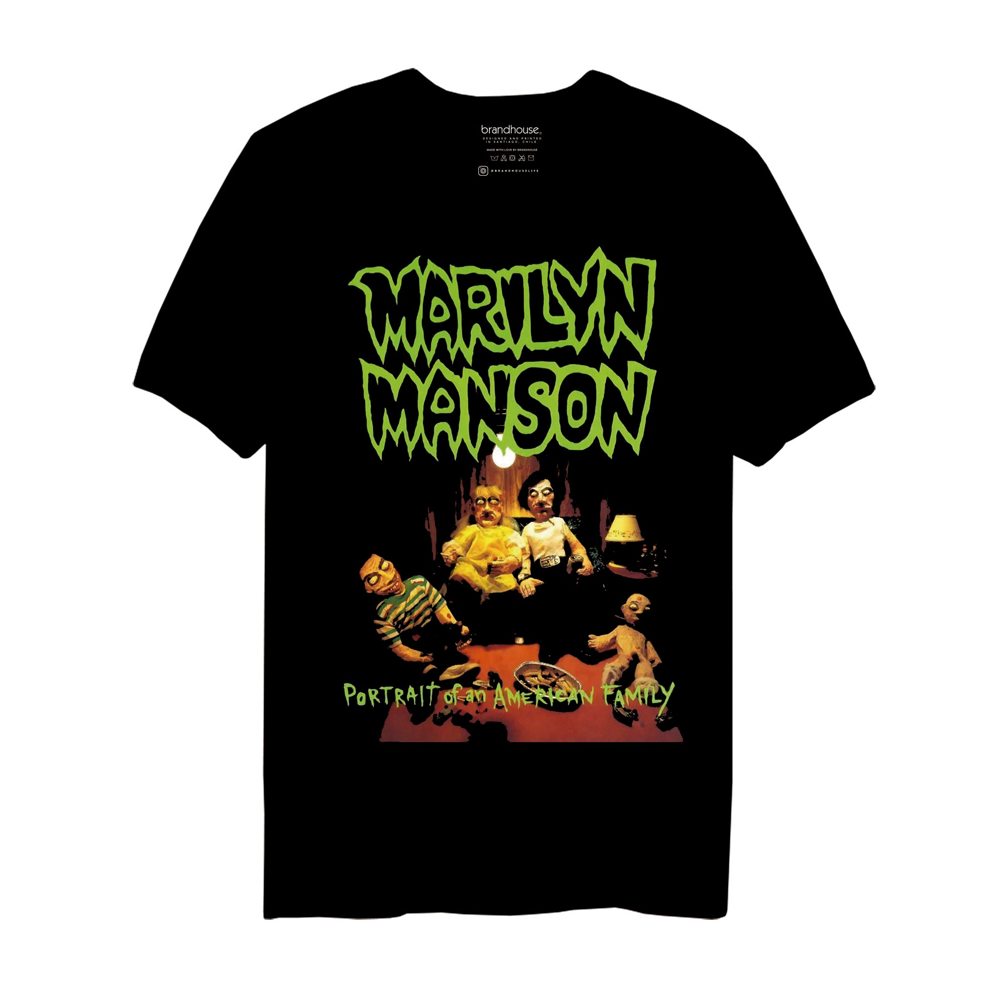 Polera Marilyn Manson - Portrait of an American Family