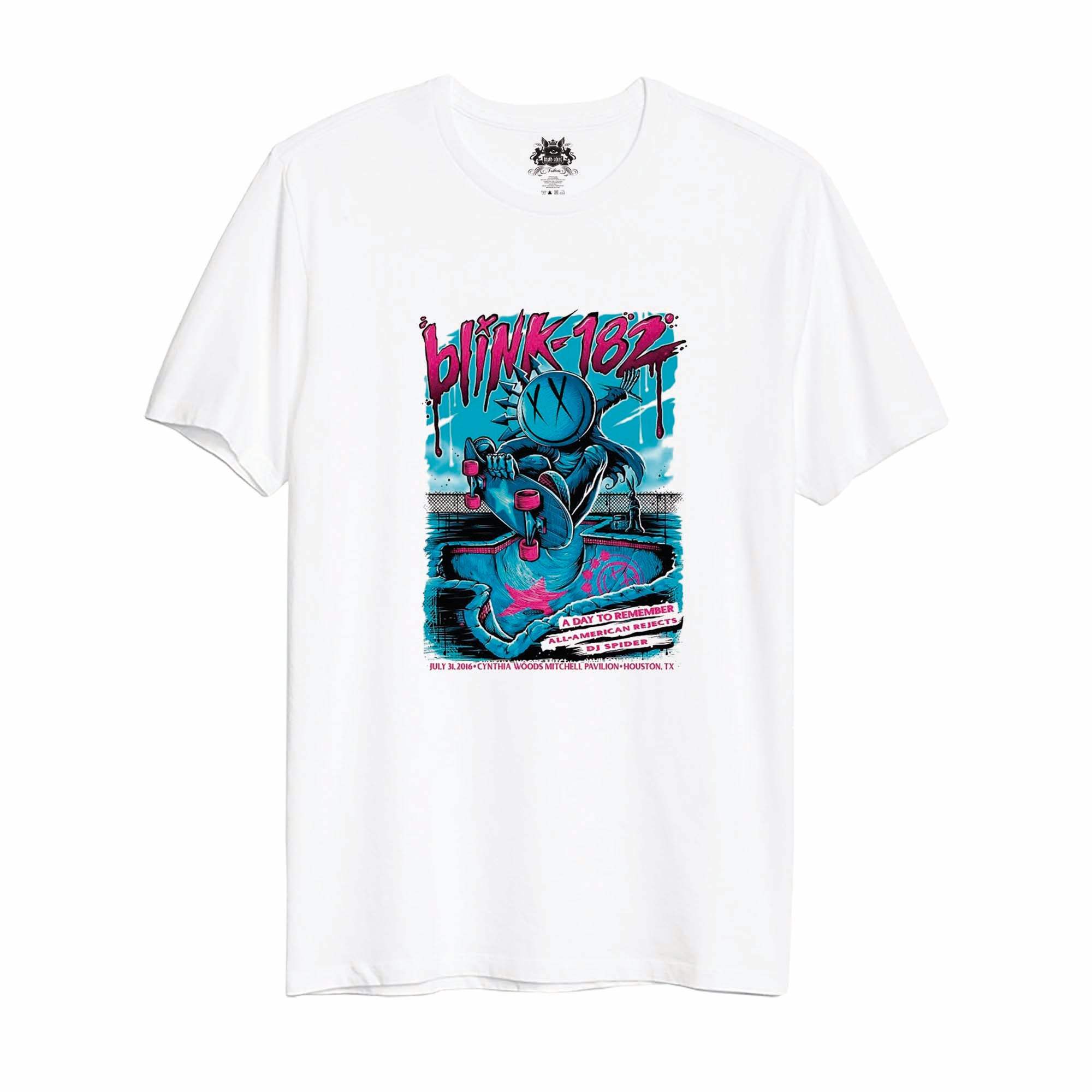 Polera Blink 182 Live in Houston Texas