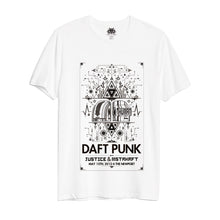 Cargar imagen en el visor de la galería, Polera Daft Punk &amp; Justice $ MSTRKRFT Live in Newport 2012