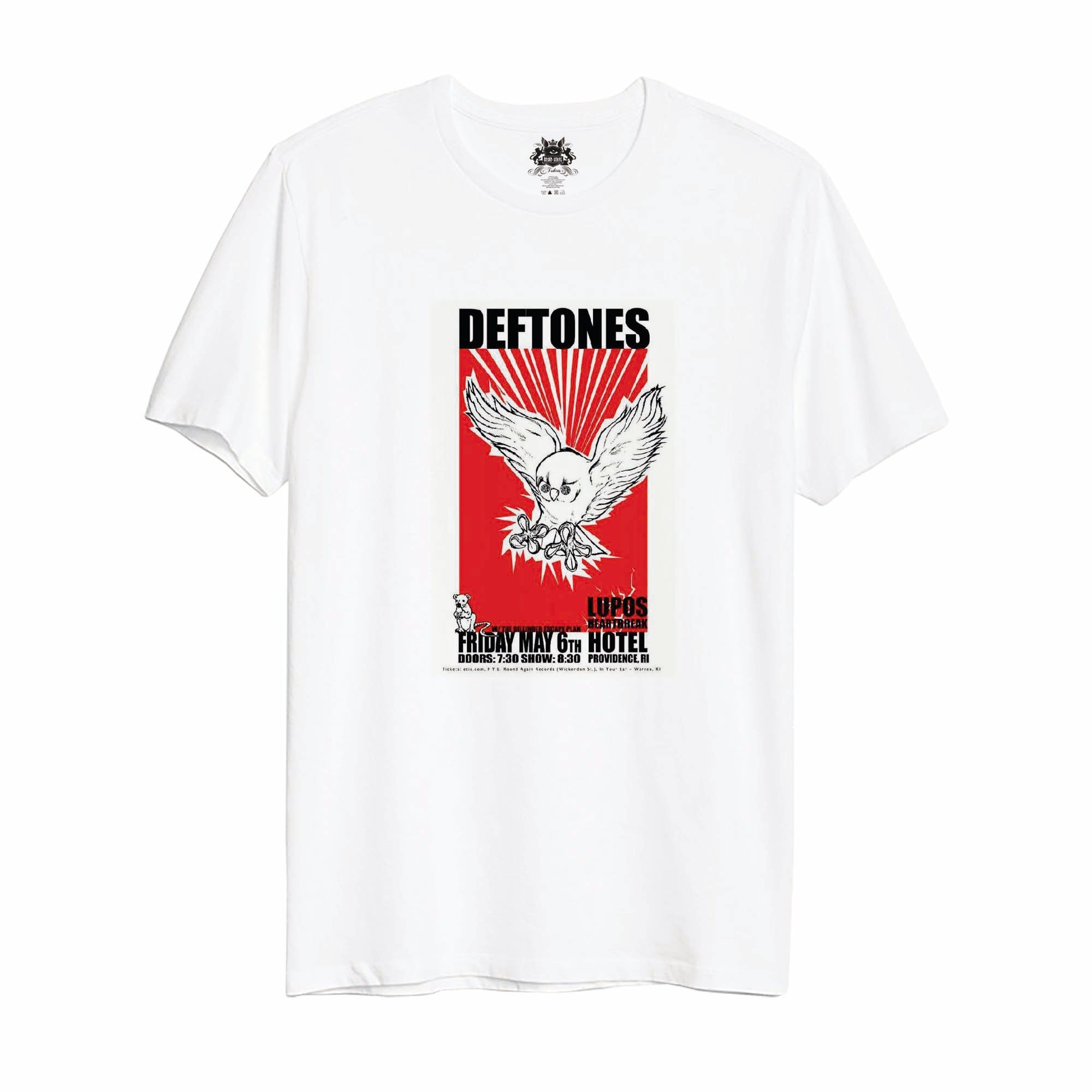 Polera Deftones Live Lupos Heartbreak Hotel