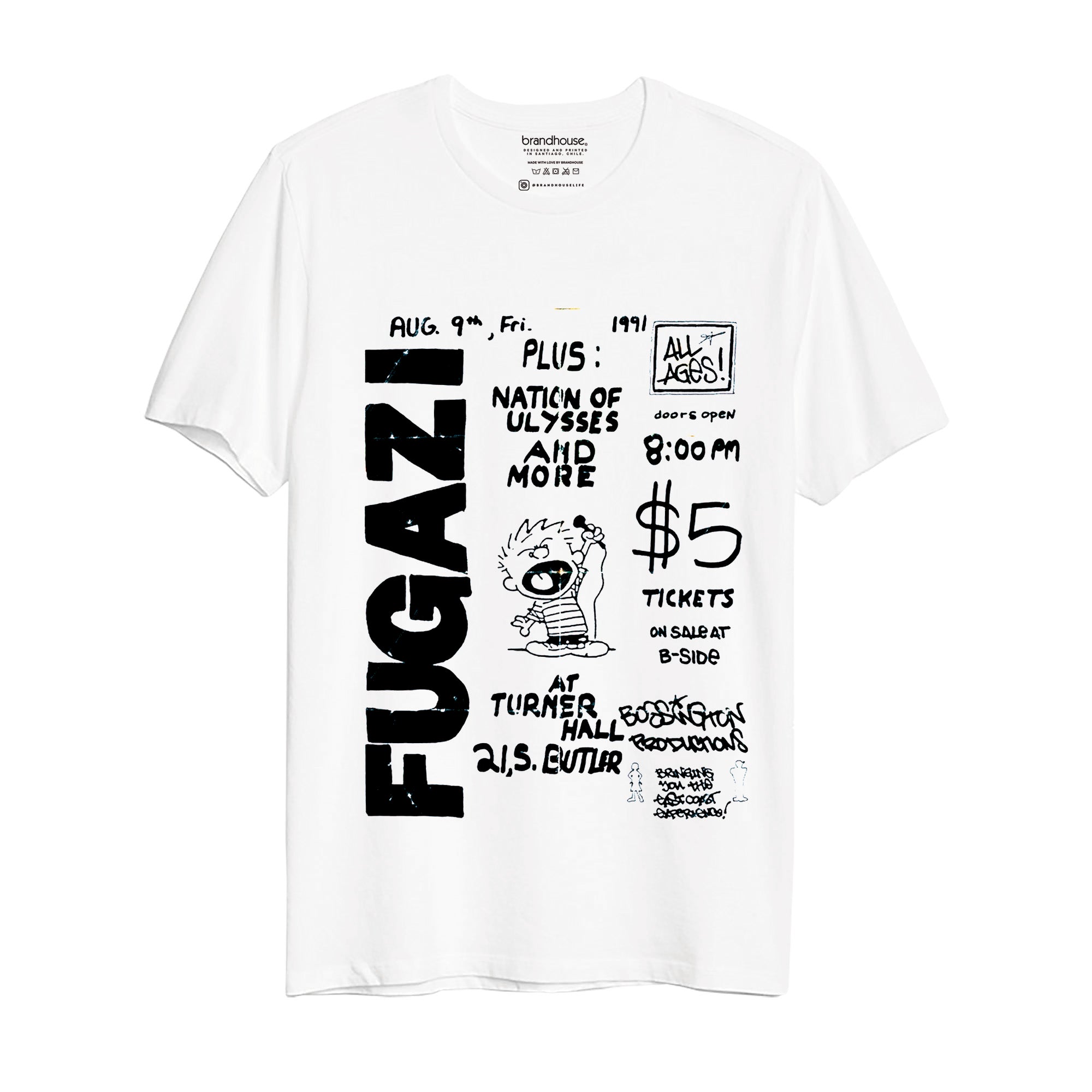 Polera Fugazi Live at Turner Hall 1991