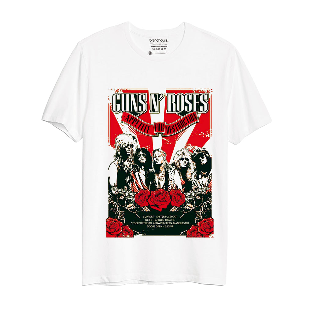 Polera Guns N´ Roses Live In Manchester