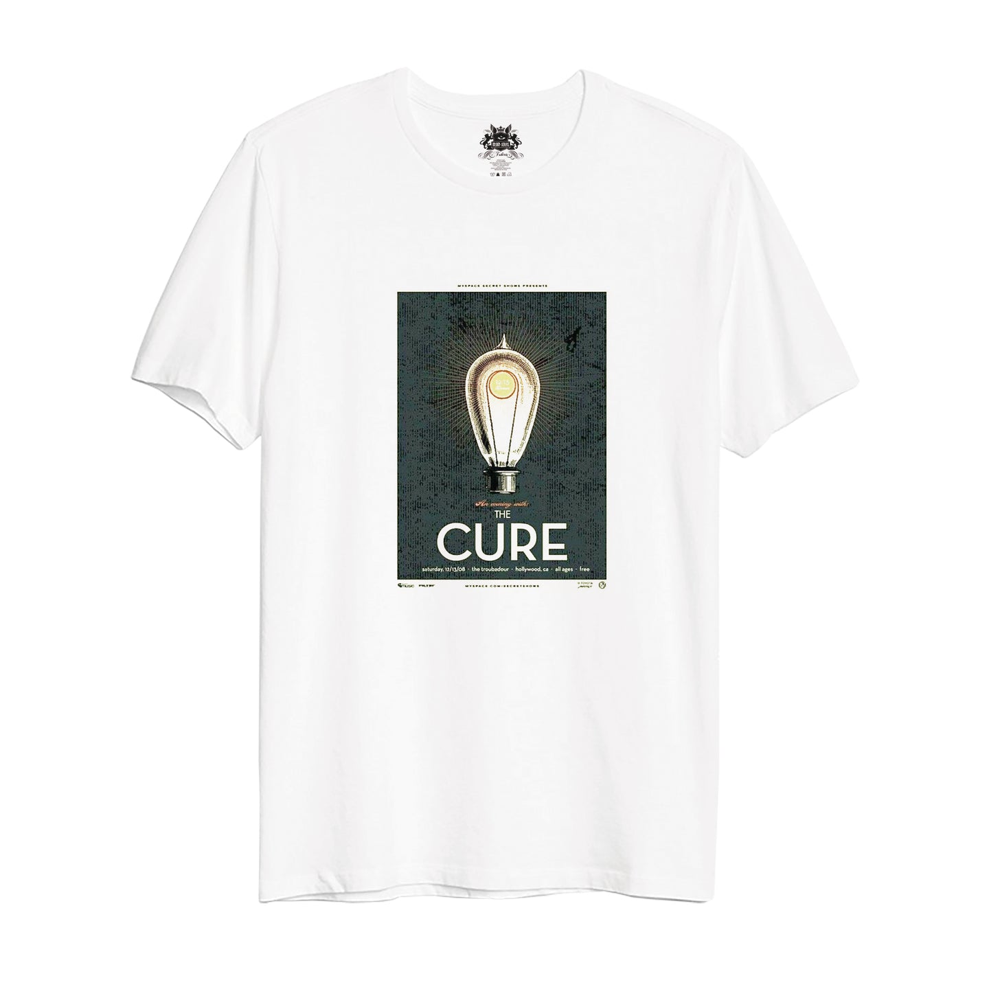 Polera The Cure Live Hollywood CA.