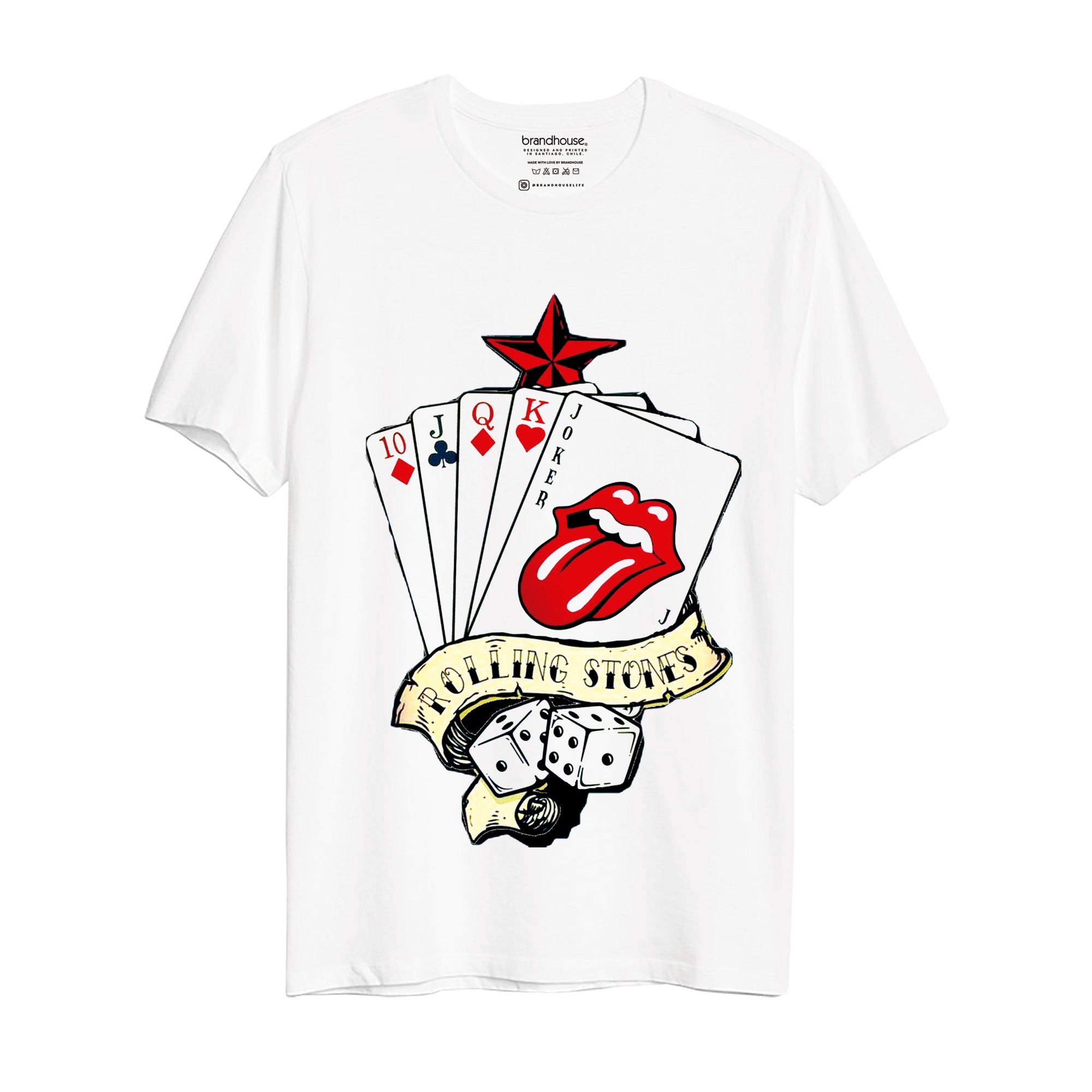 Polera Rolling Stones Cards