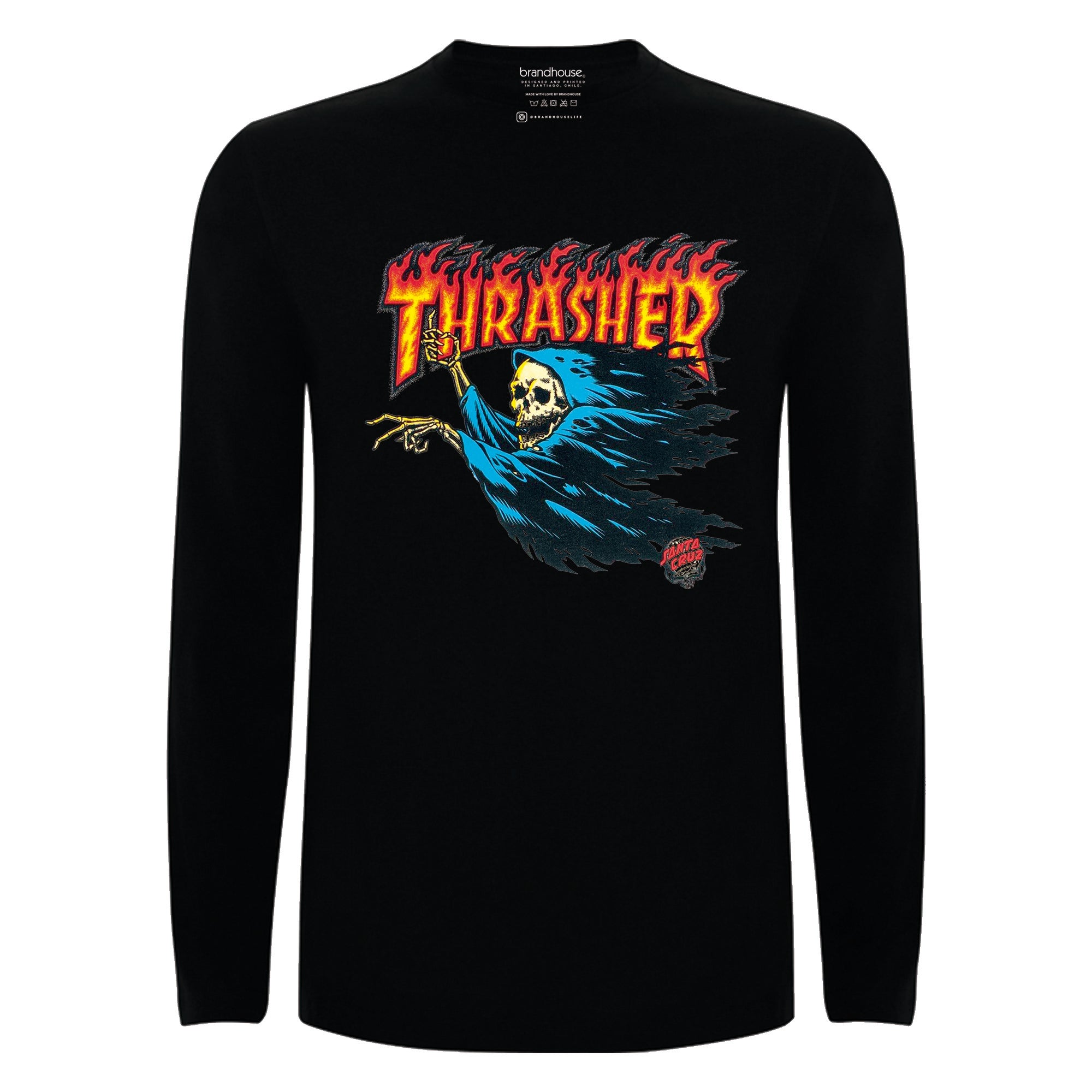 Polera Thraser Flyng Skull