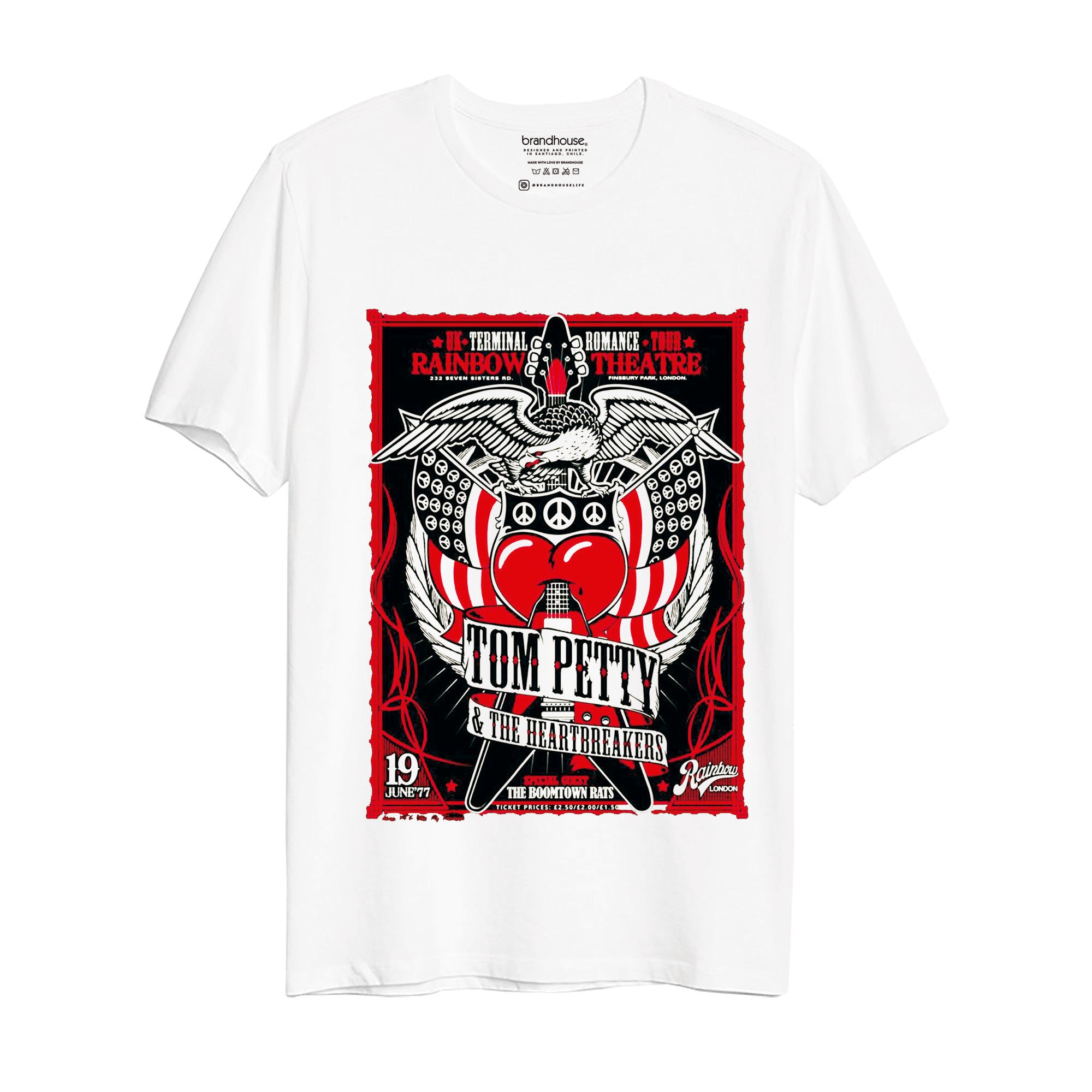 Polera Tom Petty & The Heartbreakers Live in London