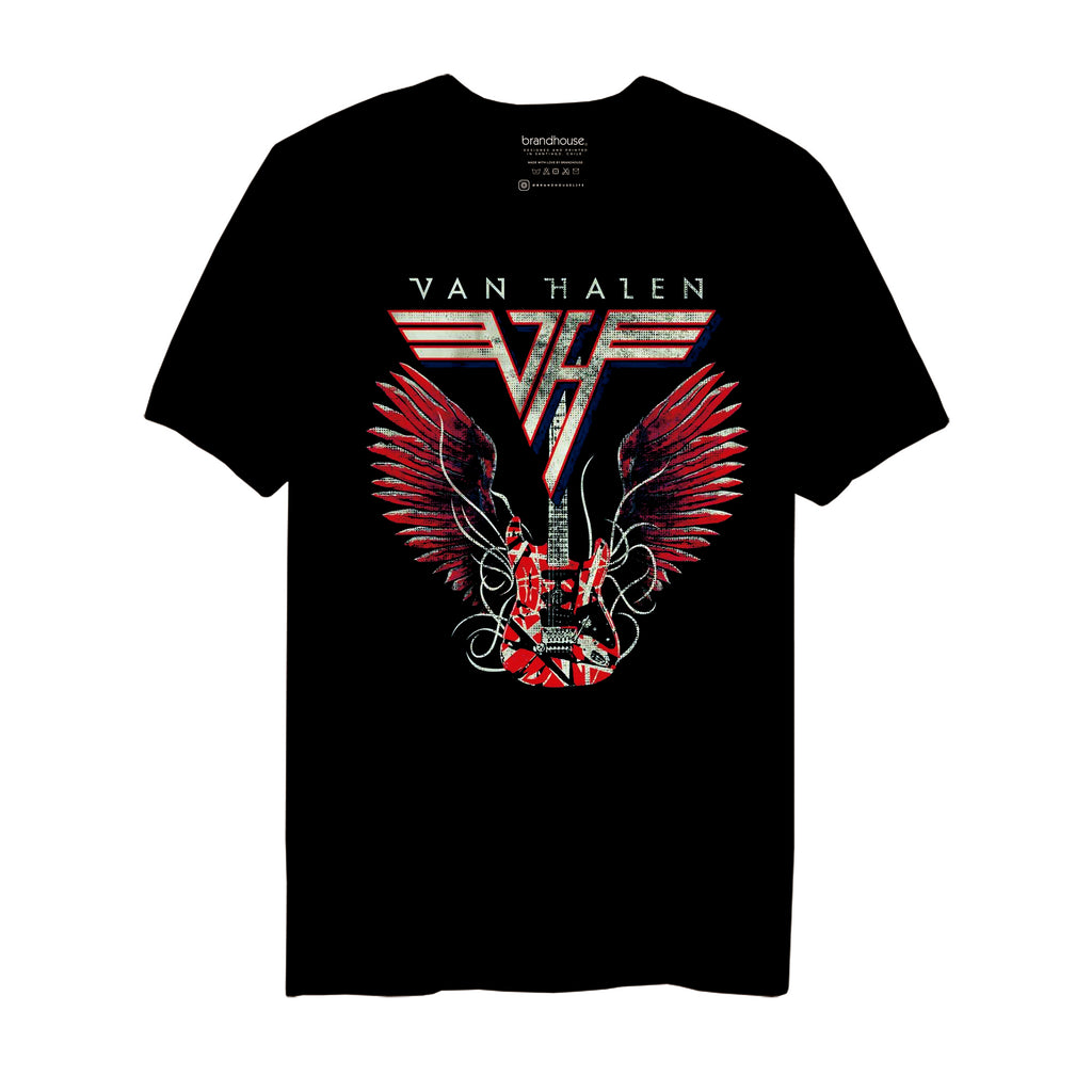 Polera Van Halen Guitar Wings