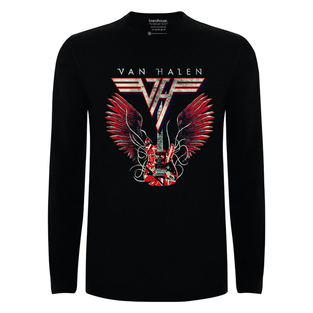 Polera Van Halen Guitar Wings