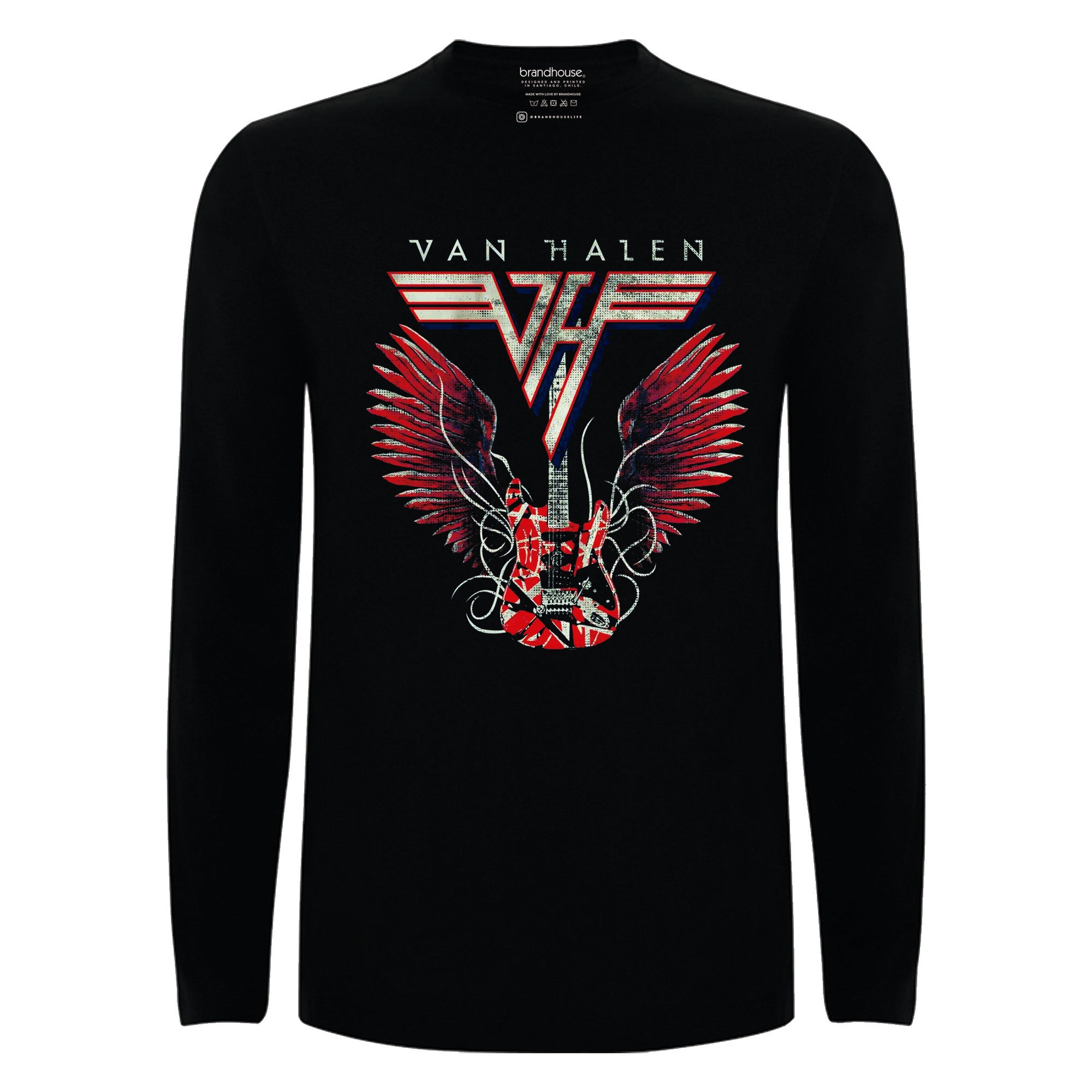 Polera Van Halen Guitar Wings